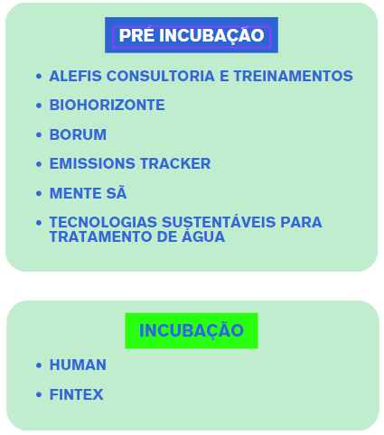 projetos Selecionados