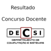 Resultado de Concurso Docente