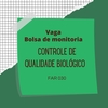 Monitoria Controle de Qualidade Biológico